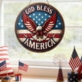 thumbnail image 6 of Clearance Under $5! InsCrazy 4th of July Decorations Outdoor Home Circular Decoration Pendant Wall Decoration Pendant Party Supplies 250th Anniversary Decorations, 6 of 6