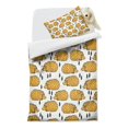 thumbnail image 2 of Hedgehog Pattern Duvet Cover and Pillowcase Set for Single Bedding, Bedroom Accessories for Kids Teens, 2 of 5