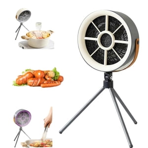 Portable Range Hood Outdoor Camping intérieur Barbecue High Wind Range Hotte Maison Desktop Range Hook Fan