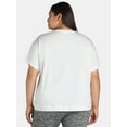 thumbnail image 3 of Reebok Women's and Women's Plus Spirit Cropped Tee, Sizes XS-4X, 3 of 5