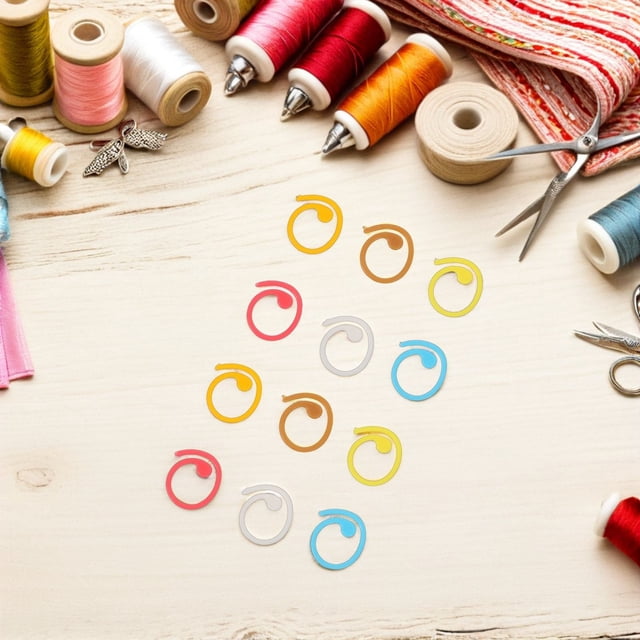 FOMIYES 60Ud Anillos De Puntos Para Crochet Y Tejidos Con Materiales Resistentes Y Livianos