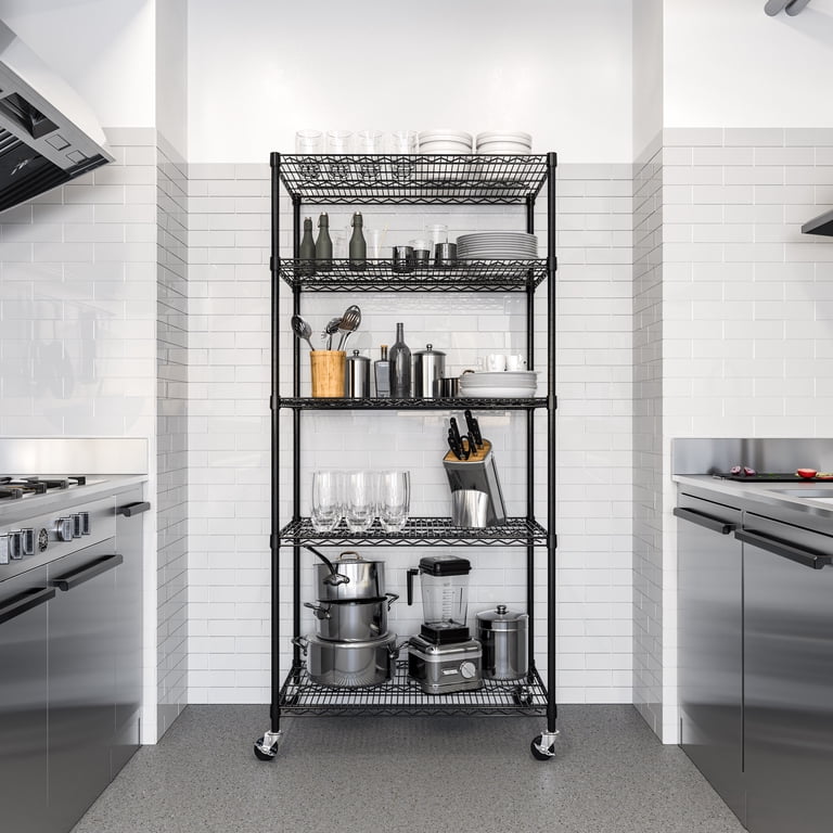 Seville Classics UltraDurable 5-Tier Steel Shelving, 36" W photo 4