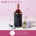 thumbnail image 4 of Set enfriador de botellas de vino Paris Hilton con aislamiento de doble pared, 4 of 9