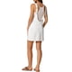 thumbnail image 4 of Vestido mini de mezclilla sin mangas para mujer Inspire Chic, con tirantes ajustables, color blanco, 4 of 6