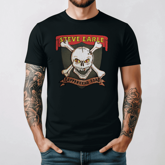 Country Rock Song T Shirt Steve Earle Fan Copperhead Road Graphic GiftV61263,Unisex S- 5XL
