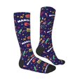 thumbnail image 3 of Balery Happy Mardi Gras Fun Novelty Socks Men'S Women'S Crew Socks Funny Crazy Novelty Socks Quirky And Cool Socks, 3 of 9