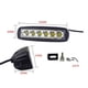 thumbnail image 4 of Luces LED para coche y motocicleta con lente 6, 18 W, gran campo de visión, faro de revisión, luz de trabajo, 4 of 6