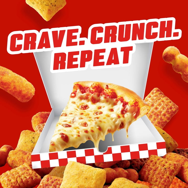 Chex Mix Remix Cheesy Pizza Flavor, Savory Snack Bag, 11 oz