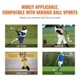thumbnail image 6 of KFFKFF 5x7ft Lacrosse Baseball Rebounder Softball Bounce Pinchback Net Adjustable Angle Shooting Practice Training Wall with Target, 6 of 9