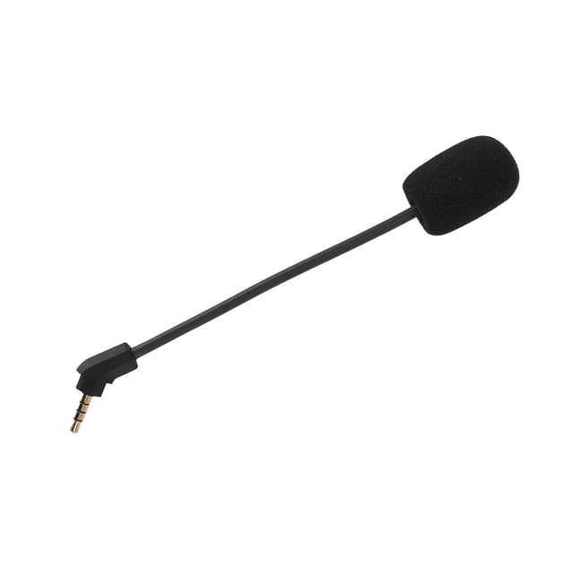 Micrófono de Auricular de Reemplazo, Cubierta de Micrófono de Espuma Giratoria de 360 Grados Micrófono Desmontable De Auriculares Cancelaciódon de Ruido flexible