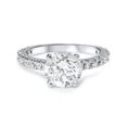 thumbnail image 3 of 1.10CT Princess Cut Diamond Engagement Ring 14k White Gold, 3 of 3
