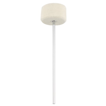 Worgeous 2pcs Durable Drum Pedal Hammer Percussion Instrument Accessory (White)