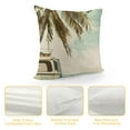 thumbnail image 4 of Orinice Palm Tree Graphic Decorative Cushion Throw Pillow Cover for Home Couch Living Room Bed Sofa 22x22in, 4 of 5