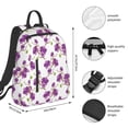 thumbnail image 4 of Balery Orchids Flowers Lightweight Backpack for Men and Women - Durable and Water-Resistant, Ideal for School, Work, Travel, and Everyday Use, 4 of 9