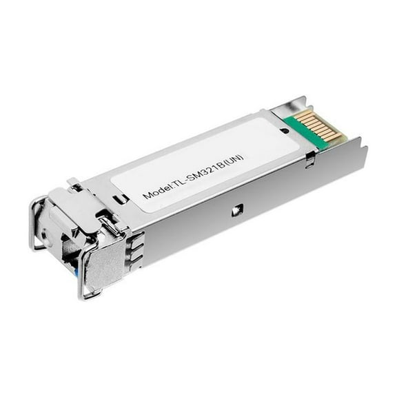 TP-Link TL-SM321B | 1000Base-BX WDM Bi-Directional Gigabit Single-Mode SFP Module | Plug and Play | LC Simplex interface | Hot Pluggable | Up to 20km distance | Support SFP-MSA & DDM