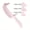 pink, variant on Professional Hair Cutting Comb with Adjustable Curved Design for Precision Styling and Barber Tools