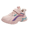 thumbnail image 1 of DXOUPM Chaussures de Course pour Filles Tout-Petits Espadrilles Respirantes Chaussures de Course Athlétiques Sorties, 1 of 3