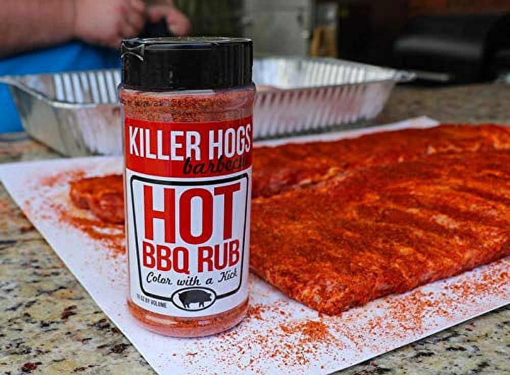 (2 pack) Killer Hogs Hot Rub 12 oz