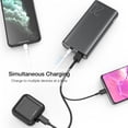thumbnail image 2 of TOZO PB1 PD Portable Charger 20000mAh Capacity Fast Charging Power Bank 18W High Charging Speed External Battery Pack with USB-C Input/Output Compatible - Gray, 2 of 8