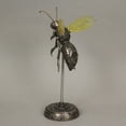 thumbnail image 3 of Veronese Design 10 5/8" Steampunk Hornet On Display Stand Resin Sculpture Bronze Finish Bee Statue, 3 of 3