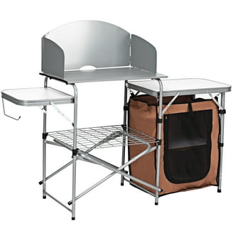 GCI Outdoor Slim-Fold Portable Camping Kitchen Table with