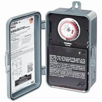 NSI Tork TU40 Outdoor Multi-Voltage Mechanical Time Switch, 24-Hour, DPDT, 40A, 120/208-240/277V