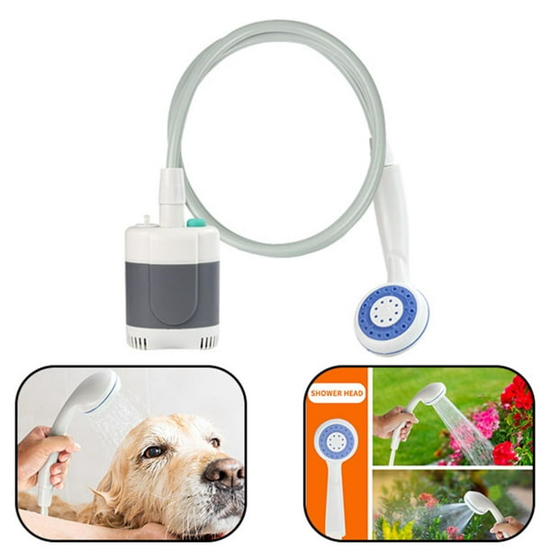 Ducha portátil Shamjiam Cabezal de Bomba de Agua Gris Blanco