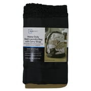 Mainstays Polyester Mesh Laundry Bag, Carry Strap, Heavy Duty, Breathable, Black