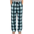 thumbnail image 1 of Pantalón de pijama a cuadros para niños PATPAT con cintura elástica suave, 1 of 6