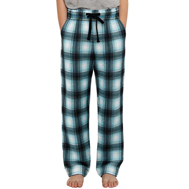 Pantalón de pijama a cuadros para niños PATPAT con cintura elástica suave
