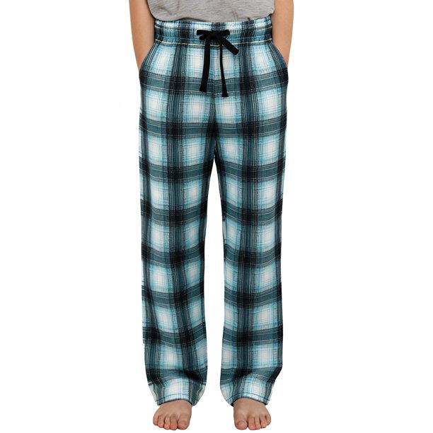 Pantalón de pijama a cuadros para niños PATPAT con cintura elástica suave