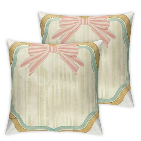 BANET Throw Pillow Covers, On Blue Cushion Cover Digital Blended Hidden Zipperl Decorative Pillowcases for Hair Skin Square 2 Pcs 12x12in