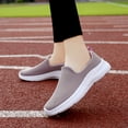 thumbnail image 5 of YOURDIARY Slip on Shoes for Women Breathable Walking Sneakers Black Pink 9, 5 of 9