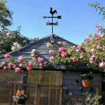 thumbnail image 5 of Rooster Weather Vane - Retro Cockerel Weathervane Silhouette - Decorative Wind Direction Indicator, 5 of 5