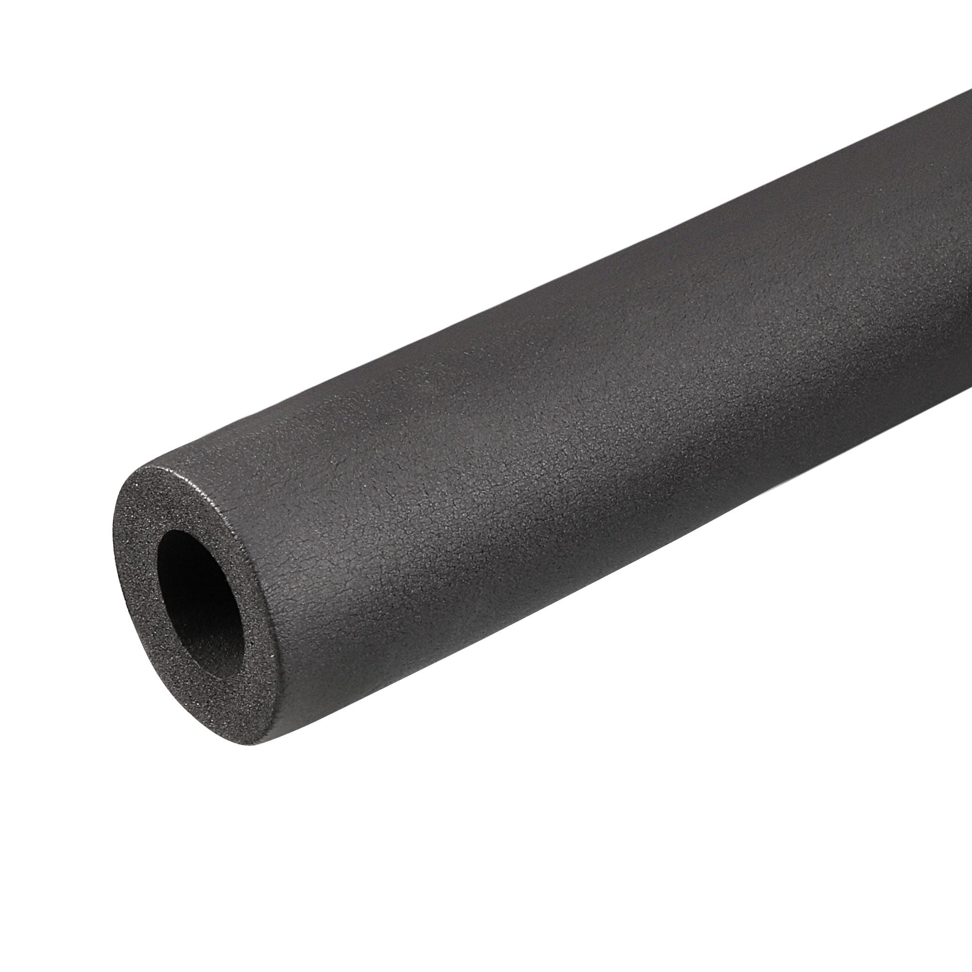 Uxcell 1"(25mm) ID 51mm OD 2m Long Cover Pipe Insulation Foam Tubing Black