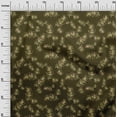 thumbnail image 3 of oneOone Viscose Jersey Dark Olive Green Fabric Leaves Diy Clothing Quilting Fabric Print Fabric By Yard 60 Inch Wide, 3 of 7