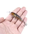 thumbnail image 4 of 2PCS Mini Hard Bait 3D Eyes 7cm/4g Artificial realistic silhouette Fishing Lure Crankbait Tackle, 4 of 8