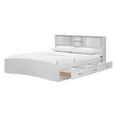thumbnail image 6 of Better Home Products California Wooden Queen Captains Bed in White, 6 of 14