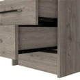 thumbnail image 6 of Tu Home Square 2 Drawer Engineered Wood Nightstand Set in Light Gray (Set of 2), 6 of 11