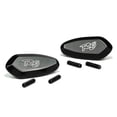 thumbnail image 1 of Krator Miroir Bloc hors Plaques de Base Logo Gravé Noir Compatible avec 2007 Yamaha R6 / YZF-R6, 1 of 8