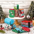 thumbnail image 4 of Paquete de 18 fundas refrigeradoras para latas navideñas de Sepglitter, de neopreno, 4 of 7