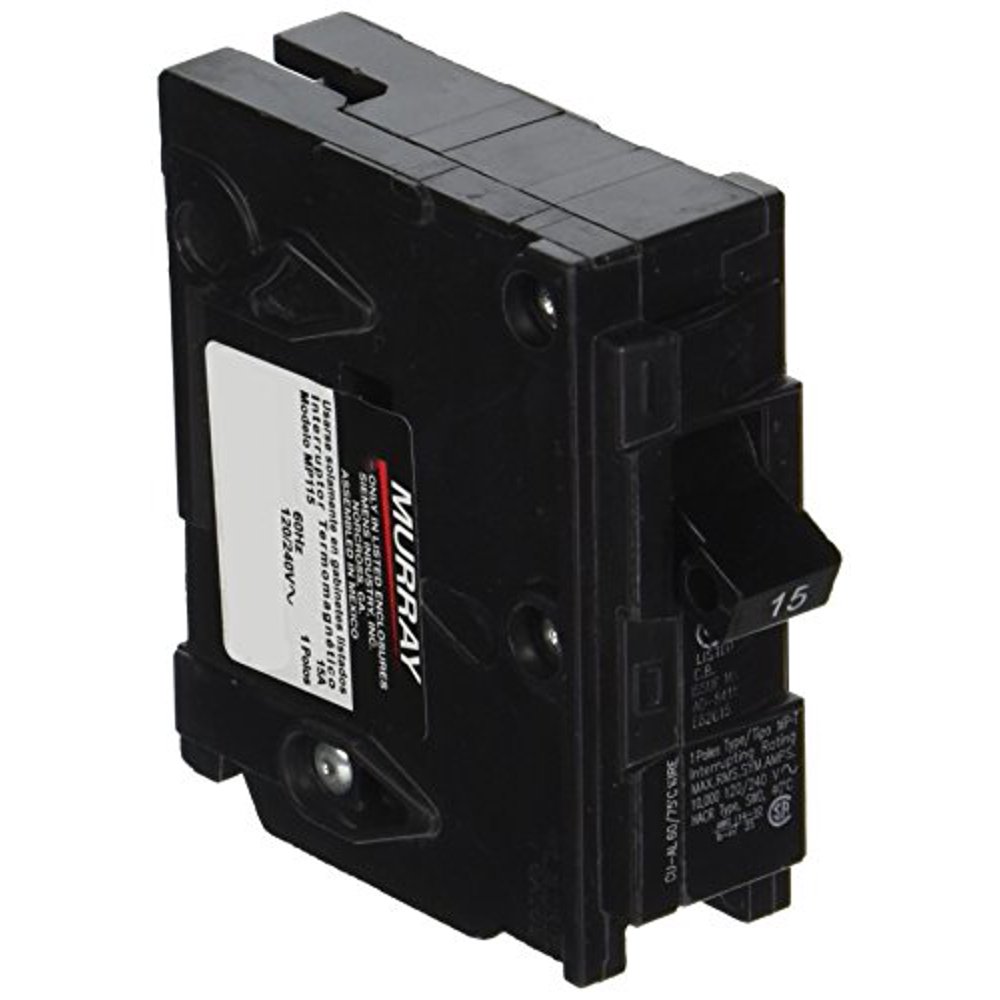 MP115 15Amp Single Pole Type MPT Circuit Breaker