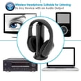 thumbnail image 5 of FLPOWER  Bluetooth Noise-Canceling Over-Ear 5 in 1 Headphones, Black, 5 of 7