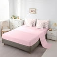 thumbnail image 5 of Manfei Piexl Geometric Aesthetic Bedding Comforter Set 7pcs,Minimalism Geometric Buffalo Queen Bedding Sets,Pink White Checkered Queen Sheet Sets For Teens,Breathable Bedroom Decoration,Reversible, 5 of 8