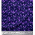 thumbnail image 1 of Soimoi Cotton Jersey Fabric Floral Block Printed Fabric 1 Yard 58 Inch Wide, 1 of 1