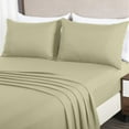 thumbnail image 4 of Chezmoi Collection Liam 7-Piece Tan Bed in a Bag Queen Comforter Set with Sheets Medallion Embossed Bedding Set, 4 of 9