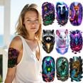 thumbnail image 1 of 3 Realistic Temporary Tattoos Waterproof Long Lasting Body Stickers Land Animal Rabbit Mouse Marmot Adult Men Women Tattoo Stickers Arm Forearm Thigh Back, 1 of 5