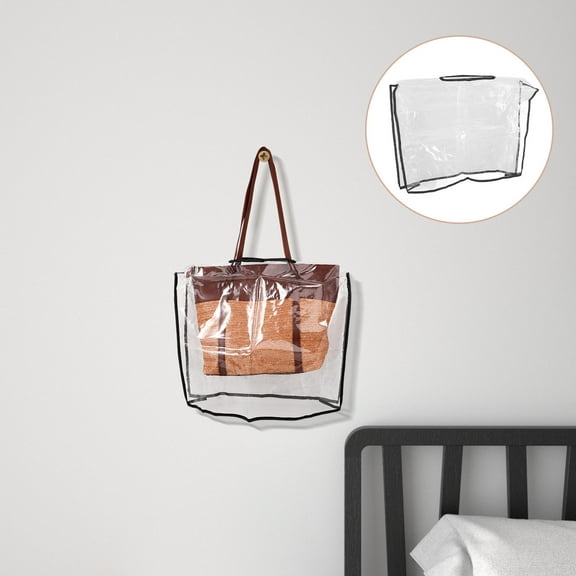 Pawsdot Transparent PVC Tote Bag Protector for Outdoor Use with Foldable Design