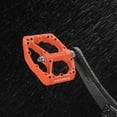 thumbnail image 4 of ROCKBROS Bicycle Pedals Nylon Fiber Bearing Bicycle Flat Platform Pedals Non-Silp/Light Moist/Flange Surface/High Speed Bearing for Moutain Bike MTB 9/16" Orange, 4 of 8