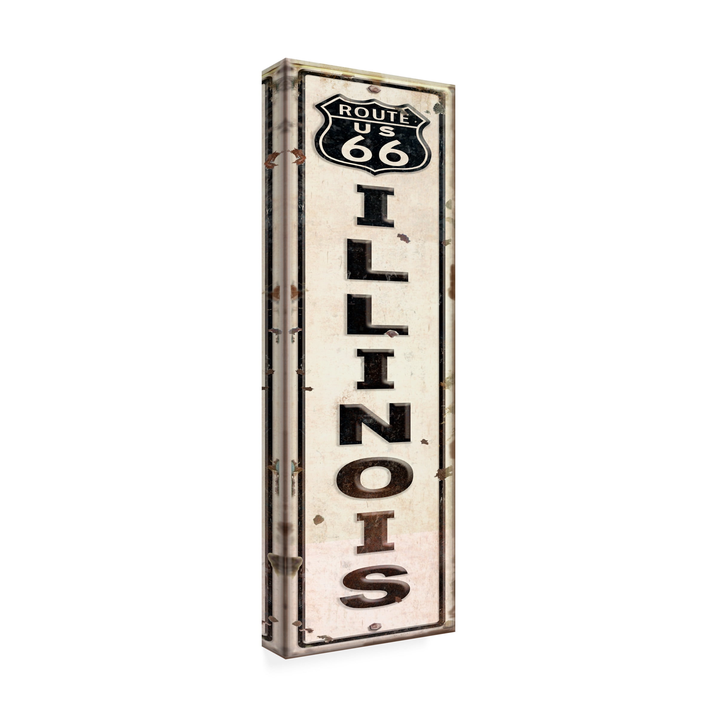 RetroPlanet 'Route 66 IL' Canvas Art